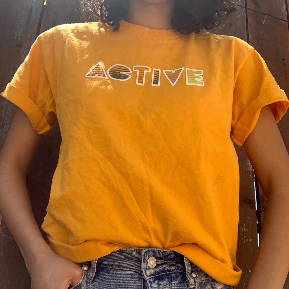 Yellow Active Tee
